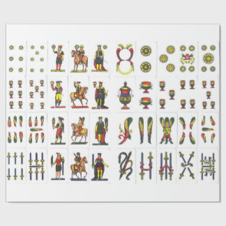 献立表のNapoletaneの包装紙 ラッピングペーパー