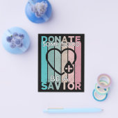 献血して救世主ヴィンテージレトロスタイルにする チラシ (シングル)