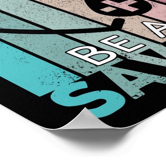 献血して救世主ヴィンテージレトロスタイルにする ポスター (角)