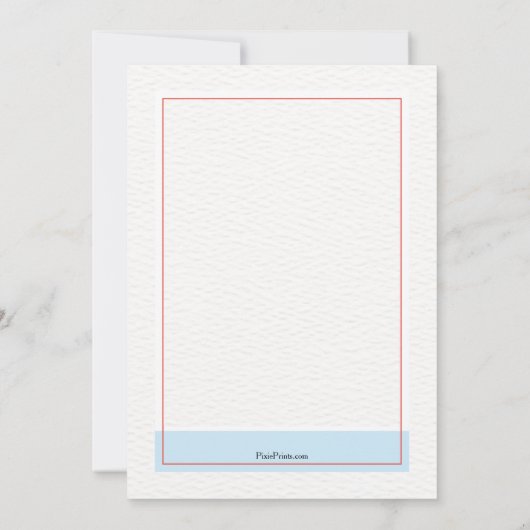 献血の発表 案内状 (裏面)