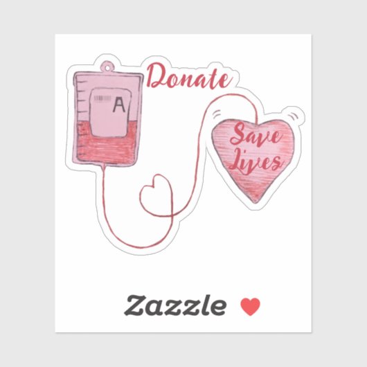 献血スケッチ シール (シート)