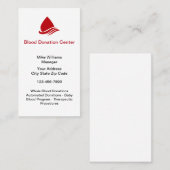献血センターテーマ名刺 名刺 (正面/裏面)