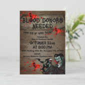 献血者は大人のハロウィーン招待状が必要 招待状 (スタンド正面)