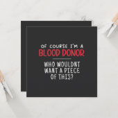 献血者 カード (正面/裏面インサイチュ)