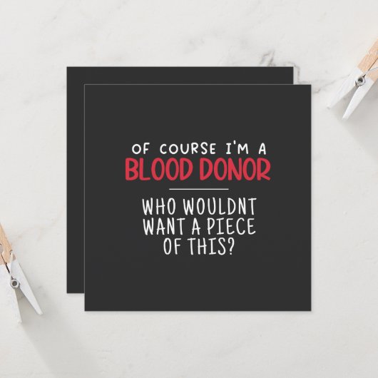 献血者 カード (正面/裏面インサイチュ)