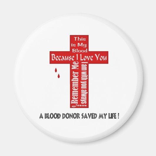 献血者 マグネット (正面)