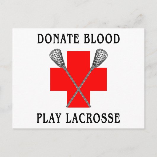 献血遊ラクロス ポストカード (正面)