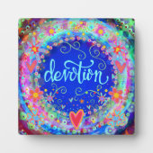 献身かわいらしフローラ吸光度イーゼル フォトプラーク (正面)