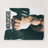 献身やる気を起こさせるトレーニング筋肉 ジグソーパズル (横)