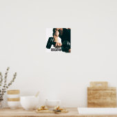 献身やる気を起こさせるトレーニング筋肉 ポスター (キッチン)