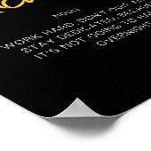 献身インスパイア引用文 ポスター (角)