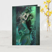 献身カード カード (黄色い花)