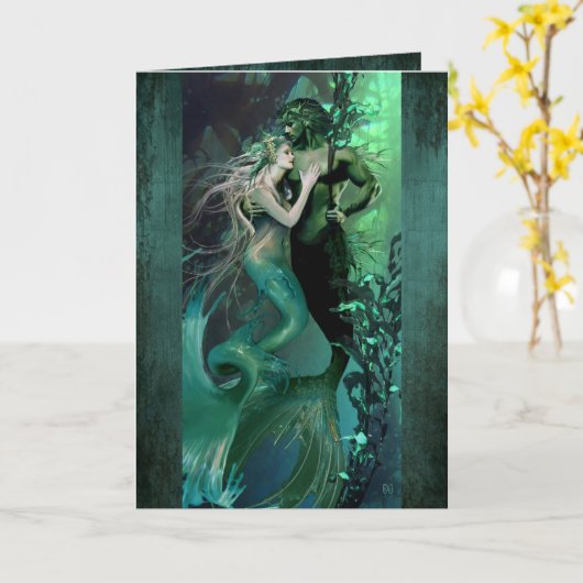 献身カード カード (黄色い花)