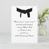 献身武術アーツブラックベルトテスト招待状 招待状 (スタンド正面)