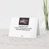 献身的なギフト・グリーティング カード (裏面)