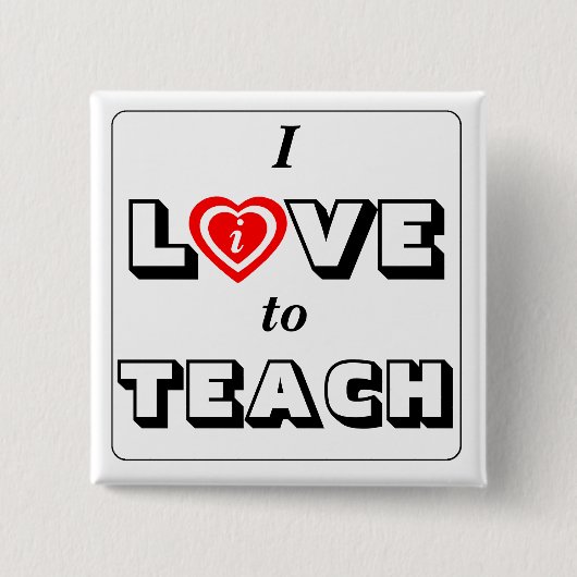 献身的な先生愛/モットー教えにライブ 缶バッジ (正面)