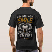 🦷献身的な歯科医への感謝の引用🦷 Tシャツ (裏面)