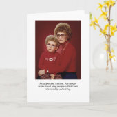 献身的な母グリーティングカード カード (黄色い花)