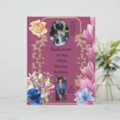 献身的な母ノーマキニーパーソナライズされた紙 (スタンド正面)