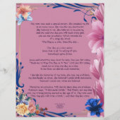 献身的な母ノーマキニーパーソナライズされた紙 (裏面)