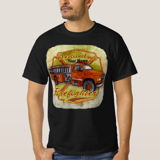 献身的な消防士 Tシャツ (正面)