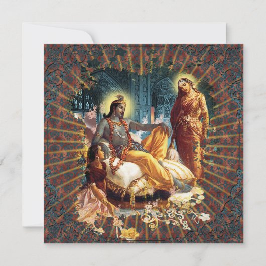 献身-カード、挨拶する招待 招待状 (正面)