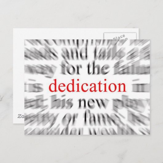 献身 ポストカード (正面/裏面)