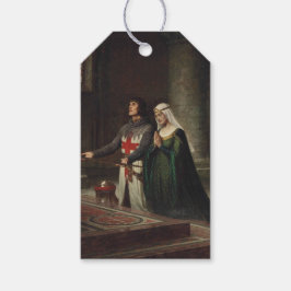 献身（中世の騎士とその女性） ギフトタグ