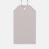 献身（中世の騎士とその女性） ギフトタグ (裏面)