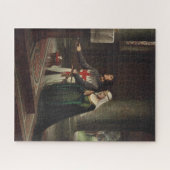 献身（中世の騎士とその女性） ジグソーパズル (横)