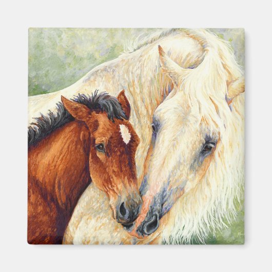 献身 – Mare & Foal Magnet マグネット (正面)