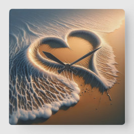 "猶予の時間"壁時計2 スクエア壁時計