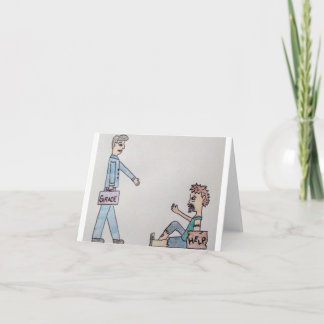 猶予付きメモカード カード