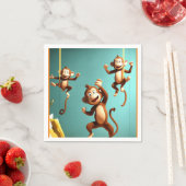 猿いけな科 スタンダードカクテルナプキン (インサイチュ)