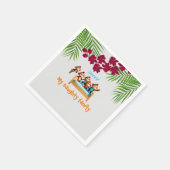 猿いけな科 スタンダードカクテルナプキン (角)