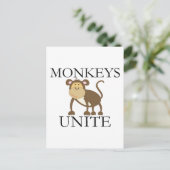 猿おもしろいの年「猿の集まり」 シーズンポストカード (スタンド正面)