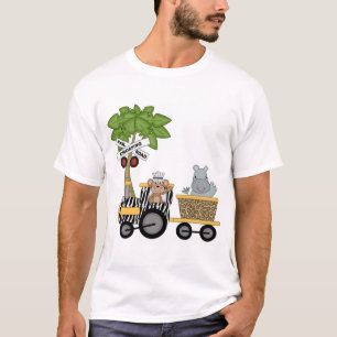 猿およびカバの列車のTシャツおよびギフト Tシャツ
