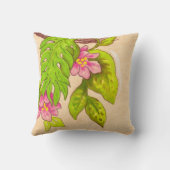 猿およびトンボのジャングルの友人 クッション (裏面)