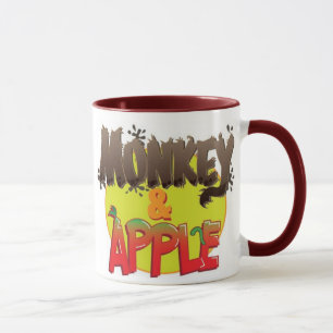 猿およびAppleのマグ マグカップ