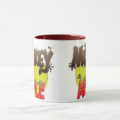 猿およびAppleのマグ マグカップ (中央)