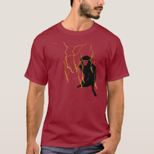 猿に衝撃を与えて下さい Tシャツ