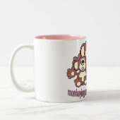 猿のお母さん ツートーンマグカップ (左)