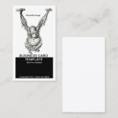 猿ののまわりに真似をするな 名刺 (正面/裏面)