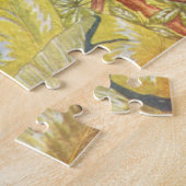 猿のイラストレーションのヴィンテージの児童図書 ジグソーパズル (側面)