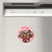 猿のオランウータンのベビーのバレル マグネット (インサイチュ (食洗機))