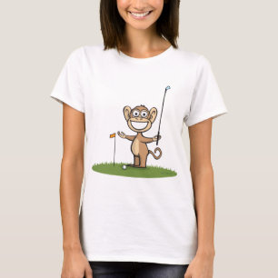 猿のゴルフ Tシャツ