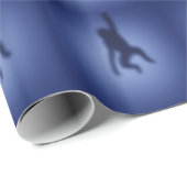 猿のシルエット ラッピングペーパー (ロールコーナー)