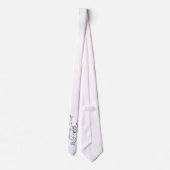 猿のタイ ネクタイ (裏面)