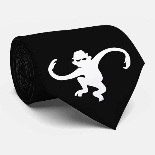 猿のタイ ネクタイ (ロール)