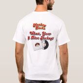 猿のデッキ Tシャツ (裏面)